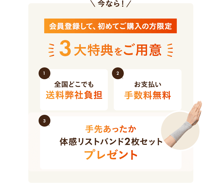 3大特典をご用意