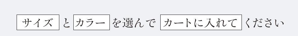 カートに入れて購入に進んでください