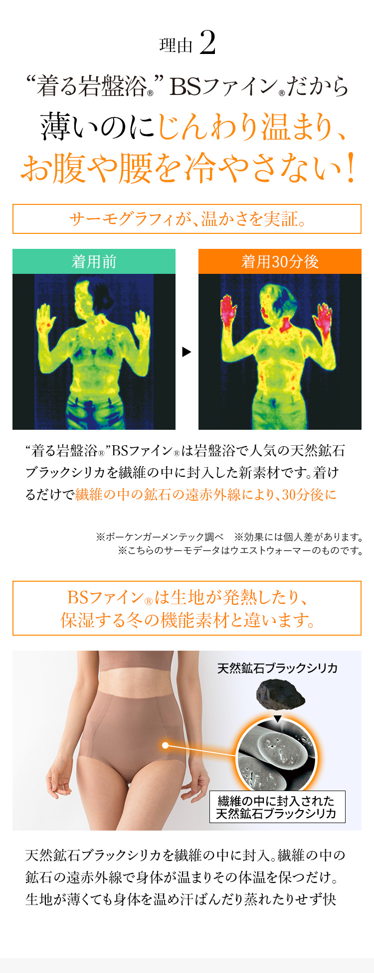 BSカットフリー「腰楽々ショーツソフト」｜“着る岩盤浴”BSファイン