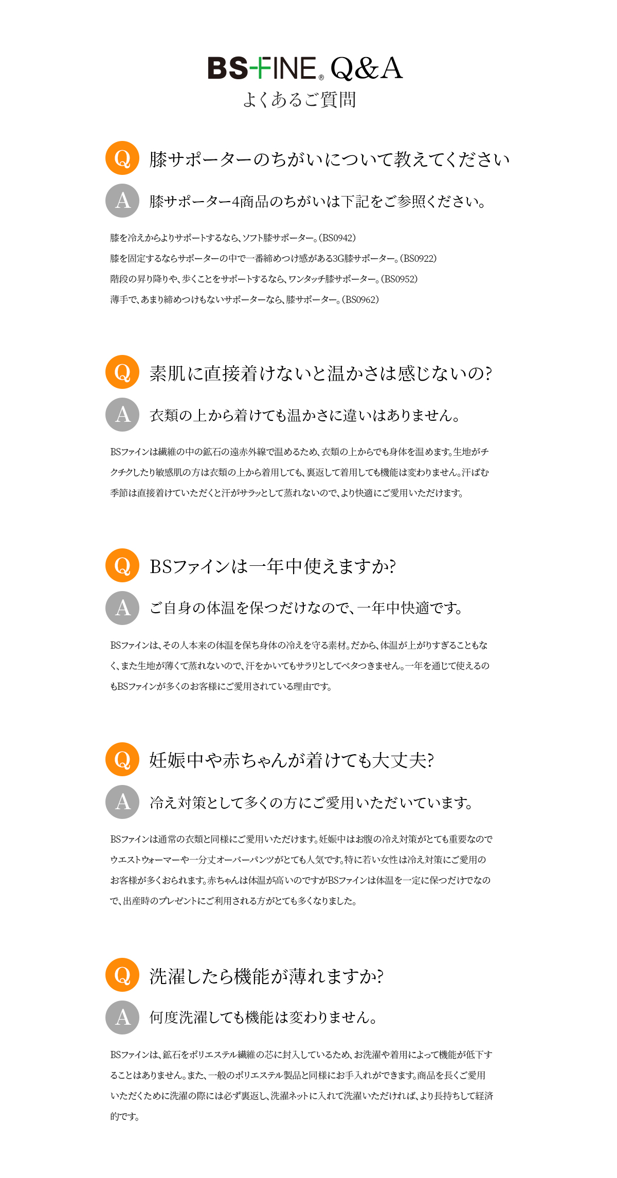 Q&A よくあるご質問