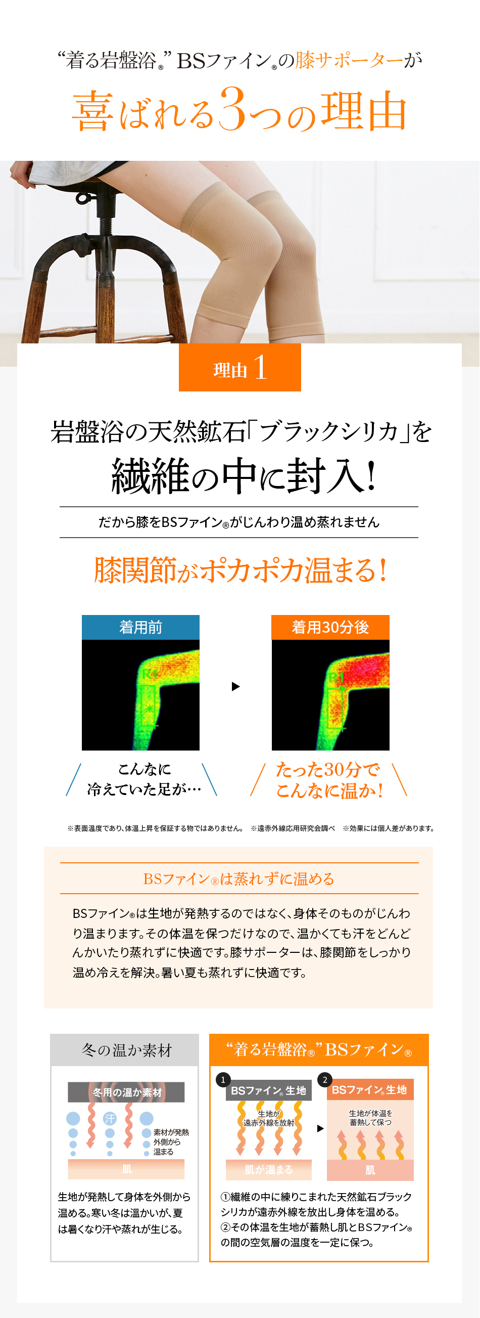 膝サポーター 喜ばれる3つの理由